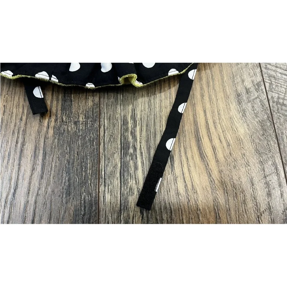 Old Navy Black and White Polka Dot Sun Hat